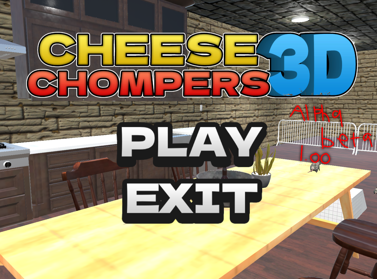 Cheese Chompers 3D gameplay featuring maze navigation